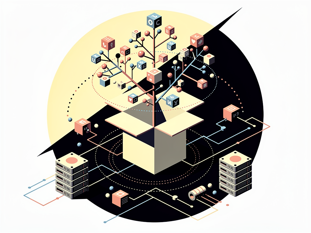 Абстрактная editorial-обложка к статье «State of Open Source AI весной 2026 на Hugging Face»