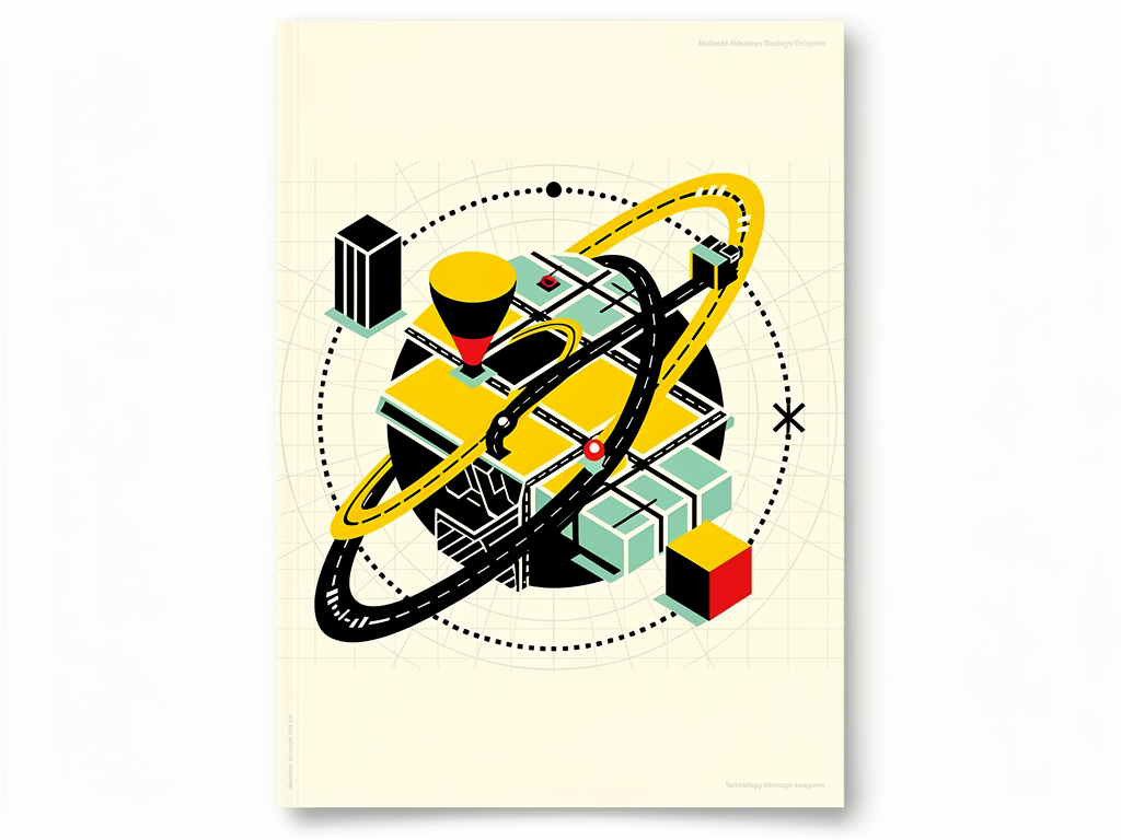 Абстрактная editorial-обложка к статье «Gemini 3 maps grounding: tool combos и context circulation»